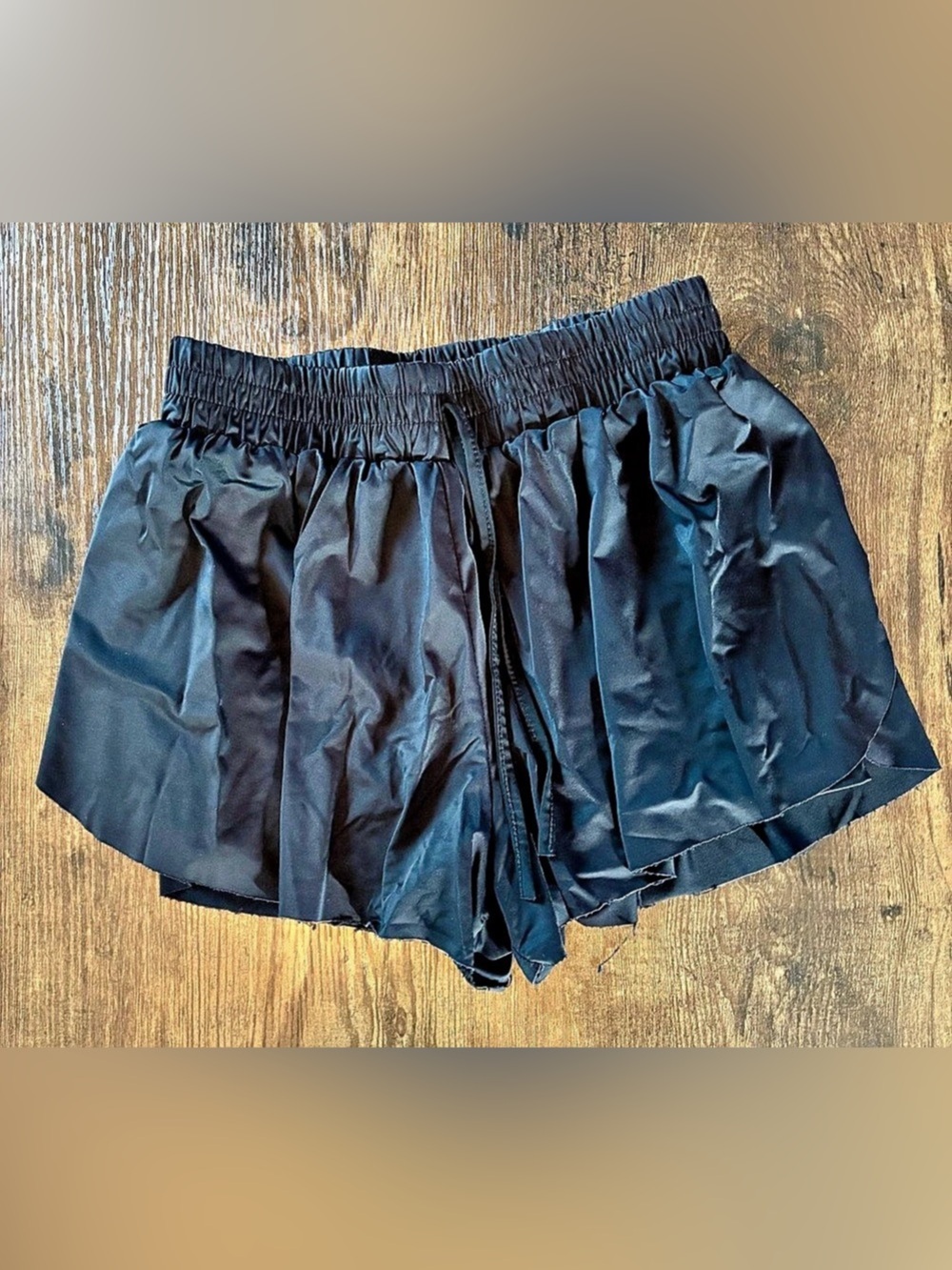 EXARUS Girls Athletic Flowy Butterfly Shorts Black size 12Y